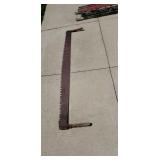 Old two man crosscut saw
