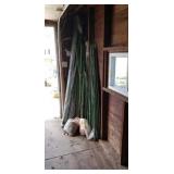 Sturdy stake plastic garden polls garden