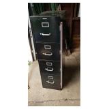 Steel case 4 drawer locking file cabinet
