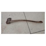 Old rail splitting ax