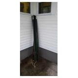 Steel fence post lightweight and regular