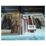 FLAT OF DRILL BITS, TOOLS, ETC