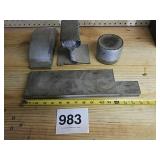 HEAVY SOLID STEEL PLATE, ANVIL, ETC.