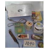 DOUBLE SIDED TACKLE BOX,  GERMANY POCKET SCALES,