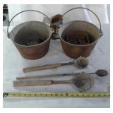 LEAD MELTING POTS:TOOLS