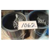 2 PAINT CANS OF WAD CUTTER BULLETS