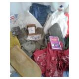 GLOVES,  DEER SKIN MITTENS, SOCKS,  LONG