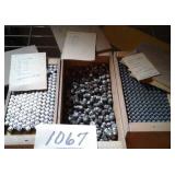 3 HOMEMADE BOXES OF WAD CUTTER BULLETS