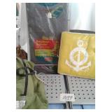 GREEN BAG, LIFE PRESERVERS, SEAT SAVER & GRAY