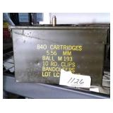 $$$$ MED SIZE AMMO BOX FULL OF LOOSE W-W 45 AUTO