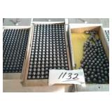 7 HANDMADE BOXES FULL OF WAD CUTTER BULLETS