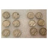 12 MERCURY DIMES