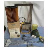 FILTER SHOP VAC, HAND TOOLS, GREEN ENAMEL SHADE,