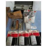 TOOL BOX, HAND WARMERS, LUBRICANTS, GROMMETS,