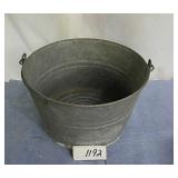 GALVANIZED BUCKET 13.5 WIDE X 8.5 TALL