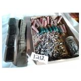 FLAT OF WAD CUTTER BULLETS, RELOADS, SHOT GUN