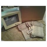 BOX OF ELECTROLUX VAC BAGS, KENMORE HEATER