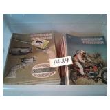 TOTE FULL OF AMERICAN RIFLEMAN MAGAZINES