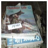STACK OF VTG OUTDOOR LIFE MAGAZINES