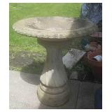 CONCRETE BIRD BATH