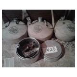 3 PALCO CANTEENS, CAMPING PORTABLE HEATER