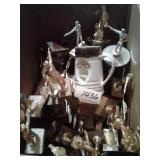 BOX OF TROPHIES & STINE
