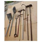 Old garden tools