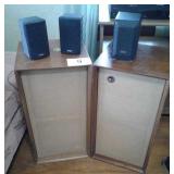 LARGE KNIGHT SPEAKERS, OPTIMUS SURROUND SOUND