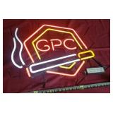 GPC Cigarette Advertising Neon Lighted Sign