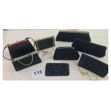 Vintage Black Clutch Purses