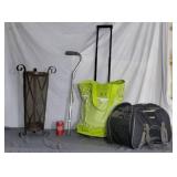 Portable Pet Carrier, Umbrella Stand & More
