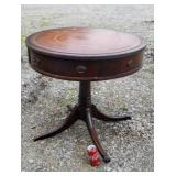Antique Round Table missing one claw foot