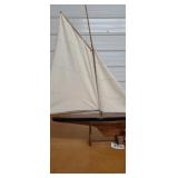 Sail boat decoration