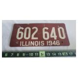 1946 License Plate