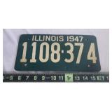 1947 License Plate