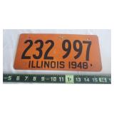 1948 License Plate