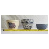 Three stone bowls