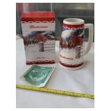Budweiser Holiday Stein 2010 Dashing Through The