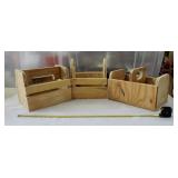3 Wood  boxes