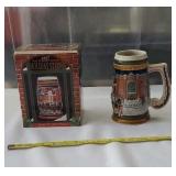 1997 Budweiser Holiday Beer Stein Home For The
