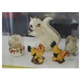 Figurines & Westland Musical Globe