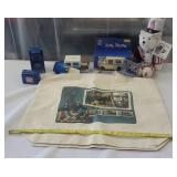 USPS Avon, Uncle Sam Bear With Stamp, Mail Truck