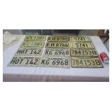 License Plates 1977 to 1980