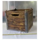Old Wooden Milk Crate