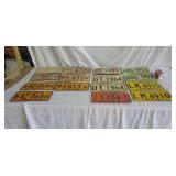 License Plates 1970s