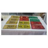 License Plates  1982 - 1984