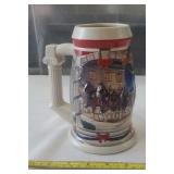 2001 Budweiser Stein  Holiday At The Capital