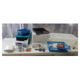 Plastic Storage Containers including office