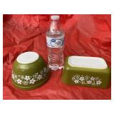 (2) Retro 1 1/2pt. Pyrex Spring Blossom Dishes