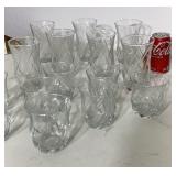 Glasses and syrup jar